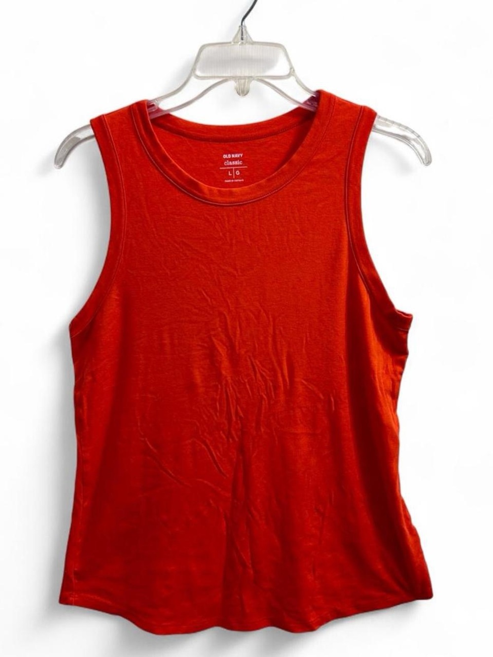 Old Navy high neck orange tank top